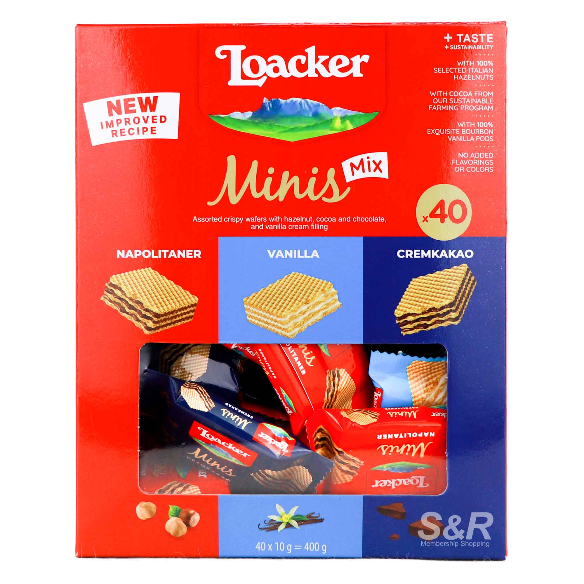 Loacker Minis Mix 400g